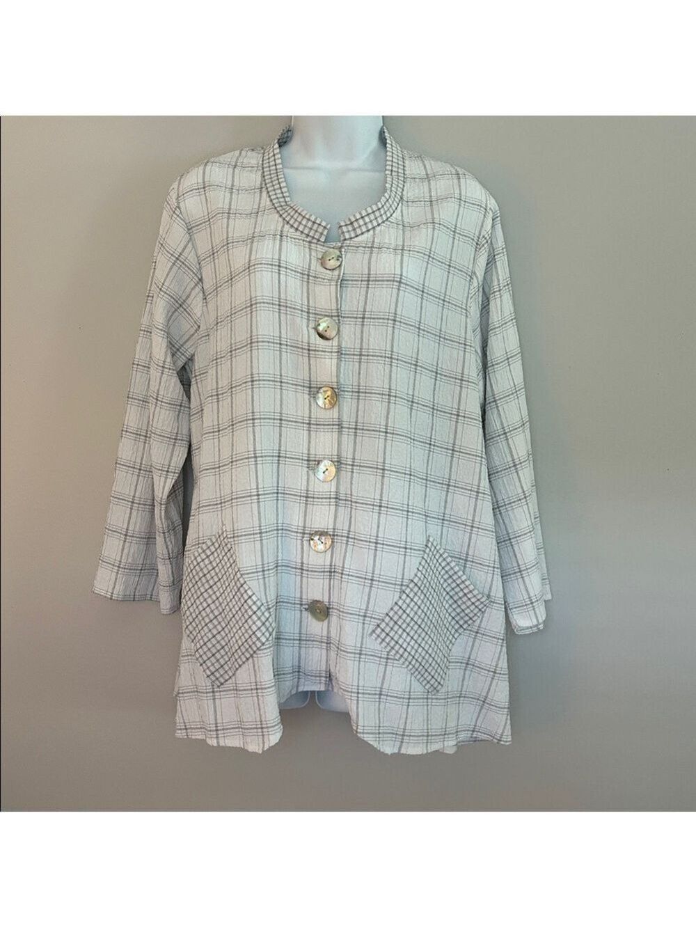 Habitat Clothes To Live In Button Front Tunic Top